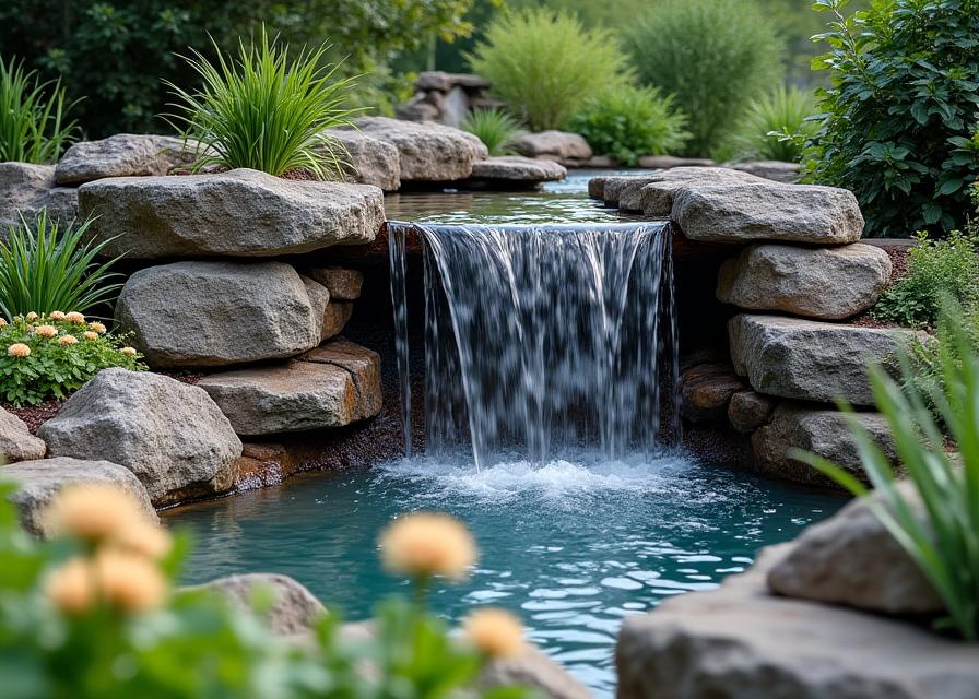 Air terjun taman eksklusif LushFalls Creations